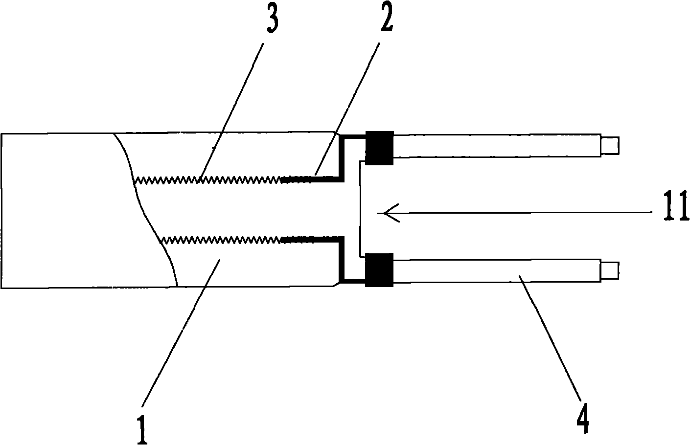 Silicon nitride heating element and making method thereof