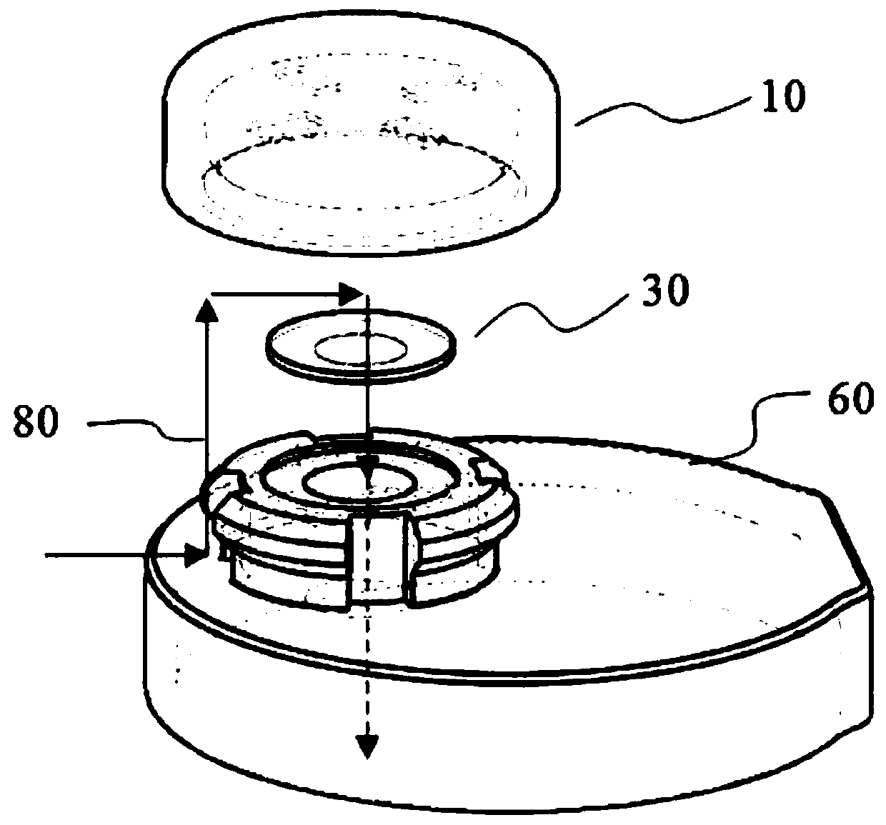 Airflow turning protection structure for gauge pressure sensor