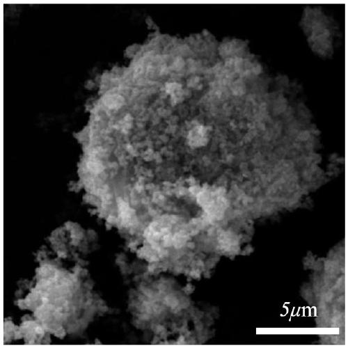 Transition metal doped magnetic molybdenum disulfide microwave absorbent and preparation method thereof