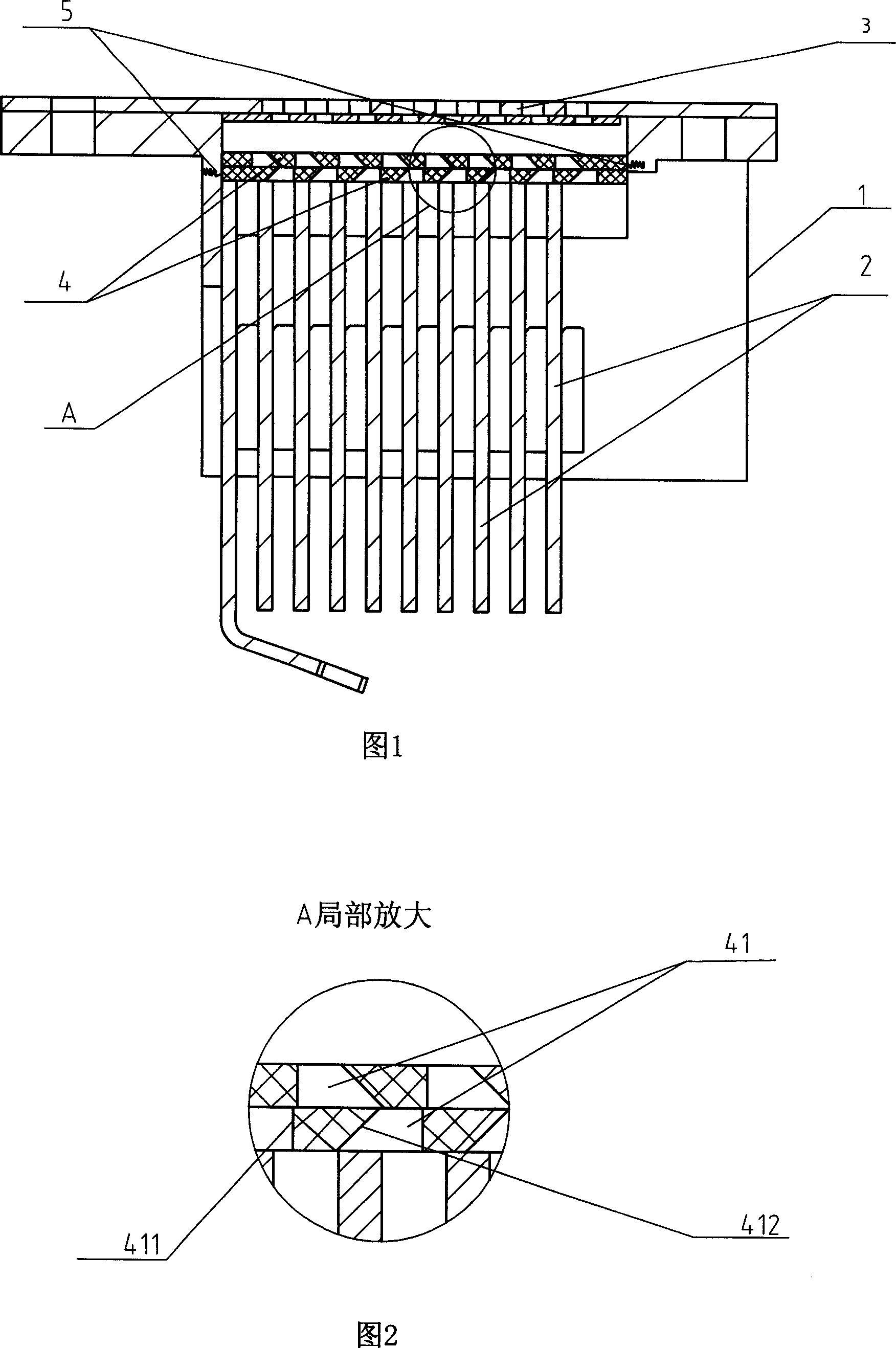 Air pressure arc-extinguishing device of the breaker