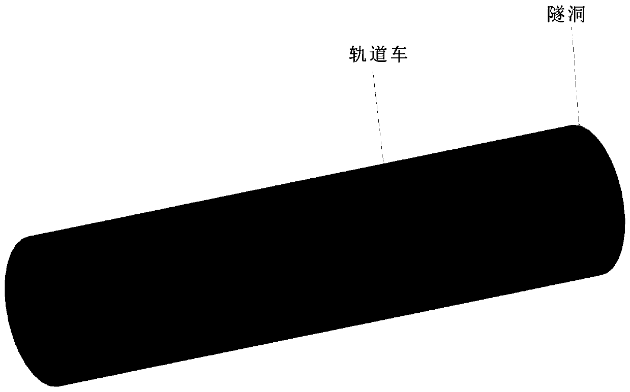 Vehicle-mounted tunnel geological sketch device and application method thereof