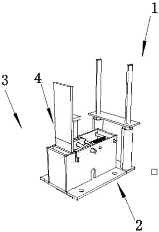 Retaining device of ecological parking device