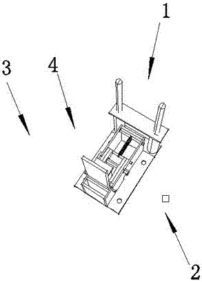 Retaining device of ecological parking device