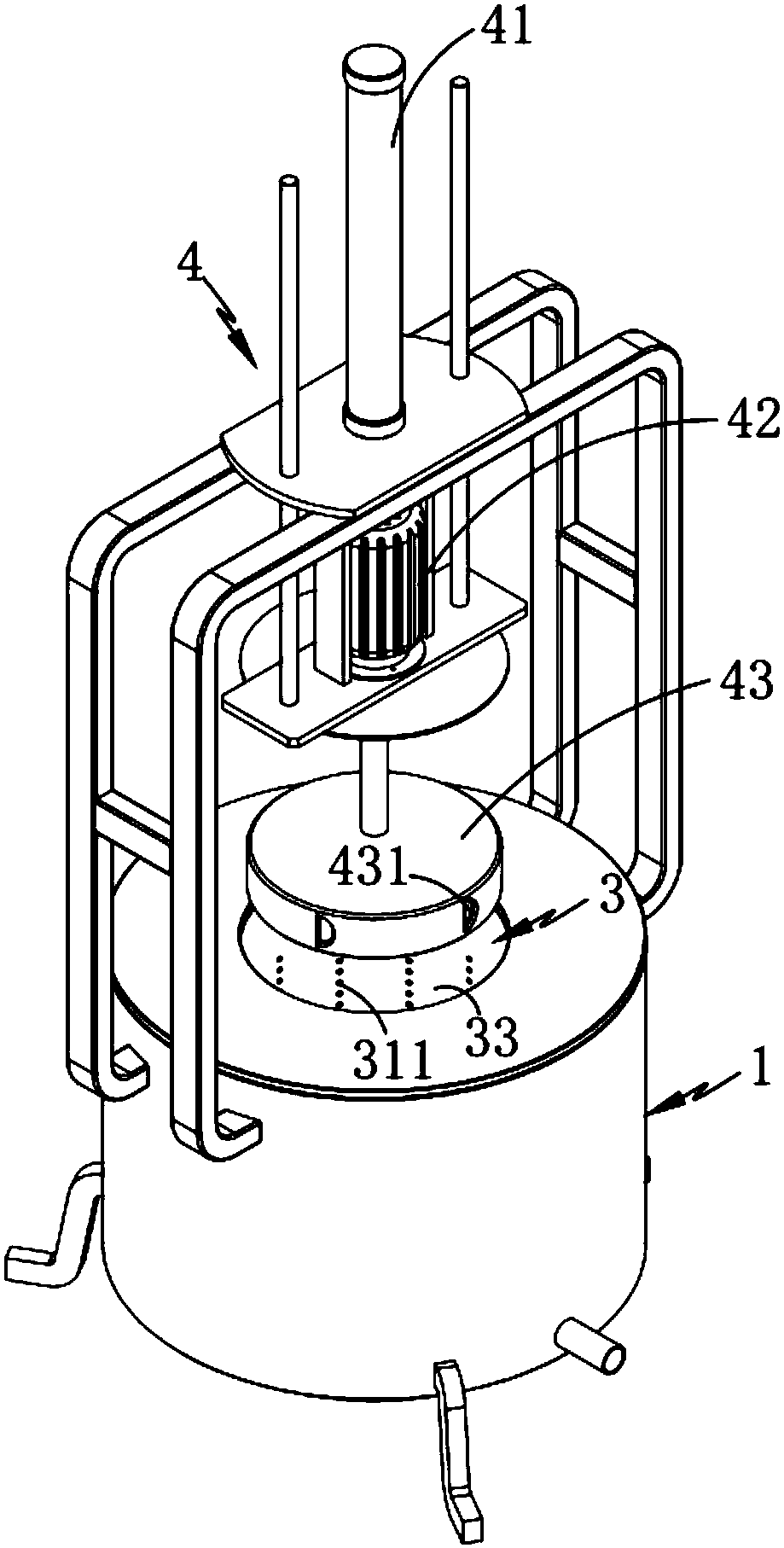 A multi-stage screening fiber beater