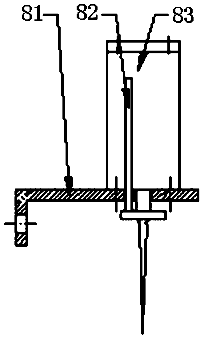 Box opening robot anti-paper-box-falling-off device