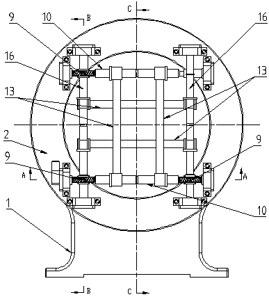 Electric chuck based on worm rod