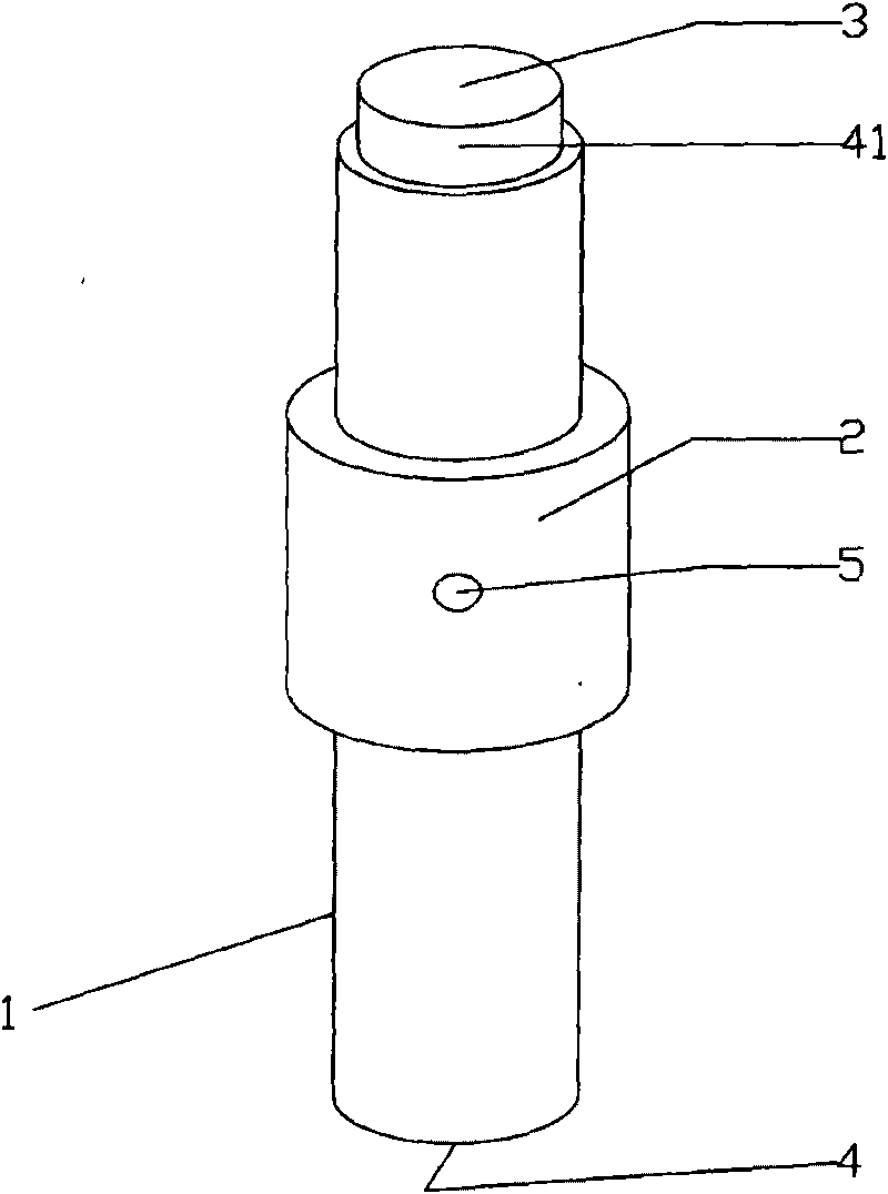 Stick for measuring circumferential distance of flange plate