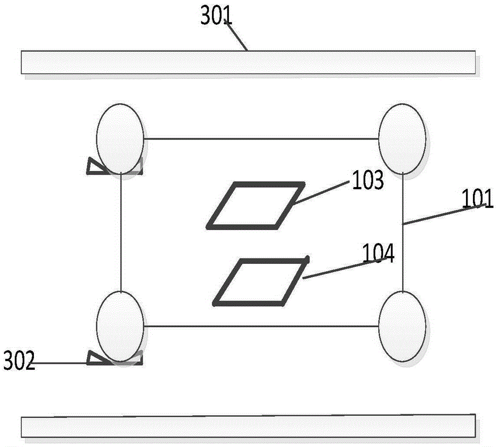 Electric vehicle non-contact charging automatic guiding and control system and method