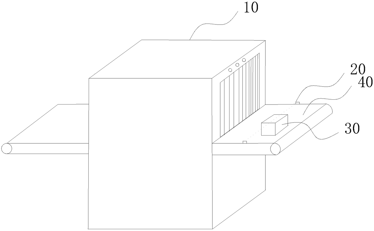 Infrared detection device, security inspection machine, security inspection channel and mechanical apparatus