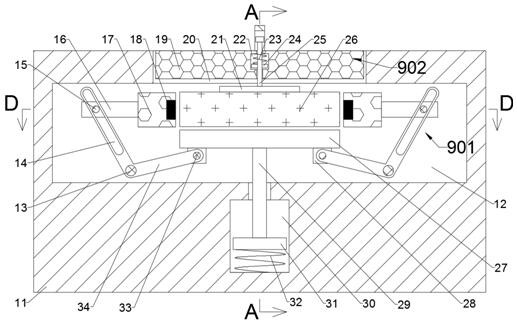 Charging device capable of popping up lithium battery in case of abnormal expansion