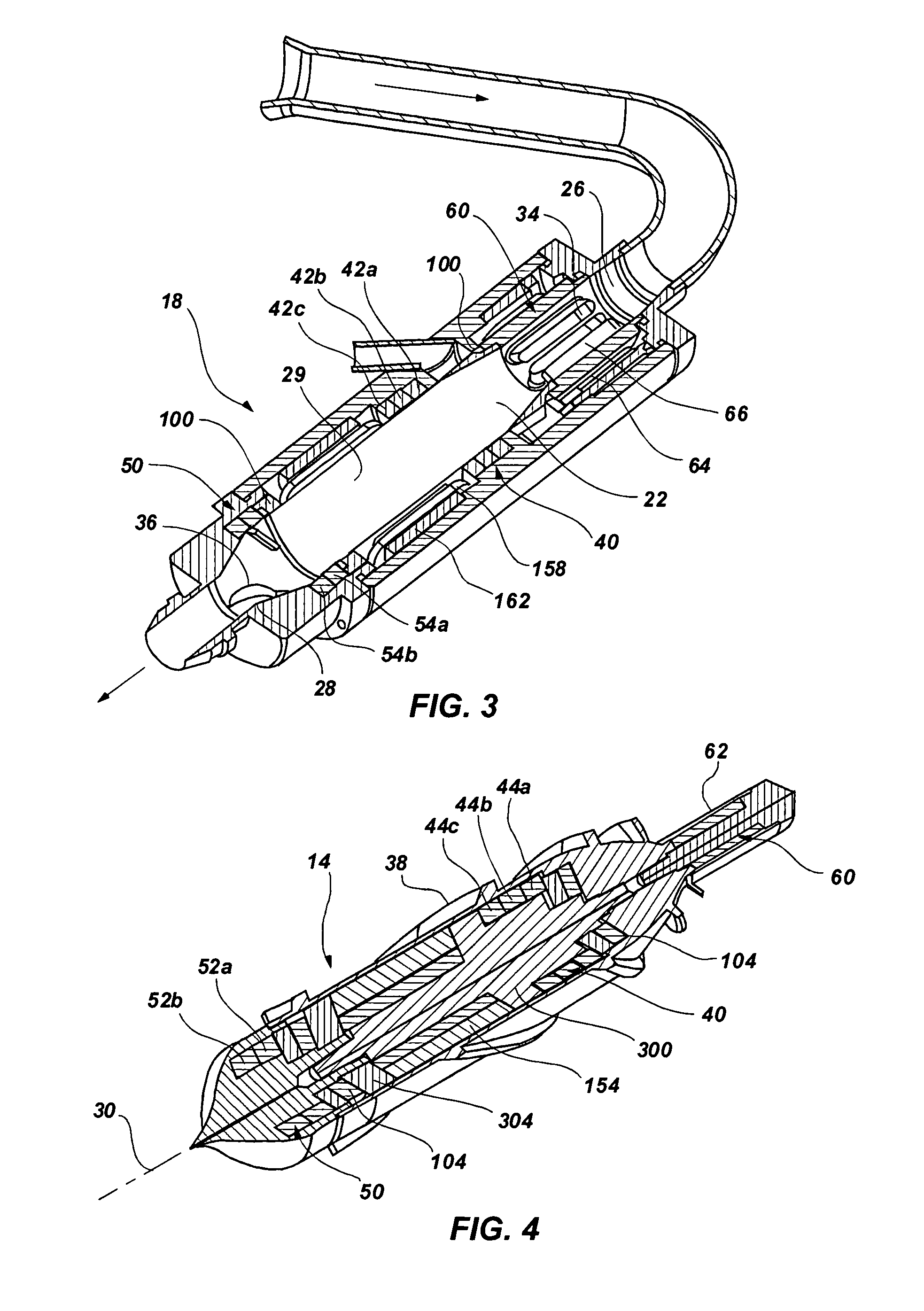 Axial-flow blood pump with magnetically suspended, radially and axially stabilized impeller