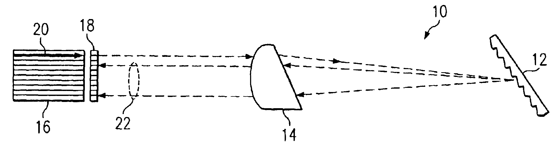 System and method for multiplexing and demultiplexing optical signals using diffraction gratings