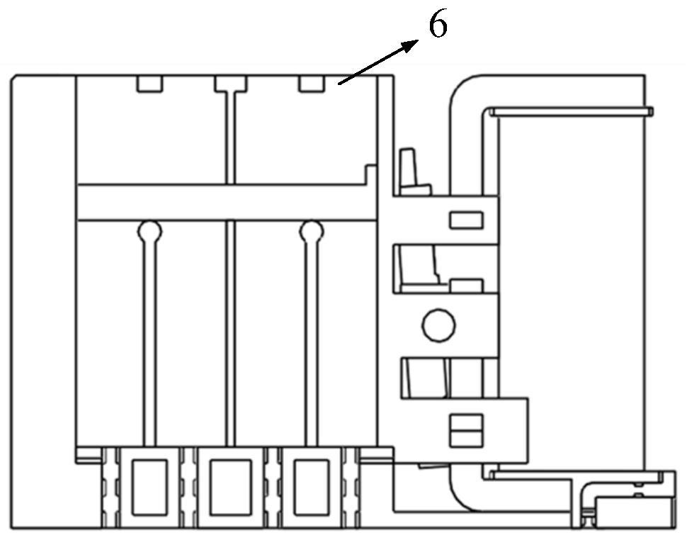 Permanent-magnet-containing balance armature relay electromagnetic structure