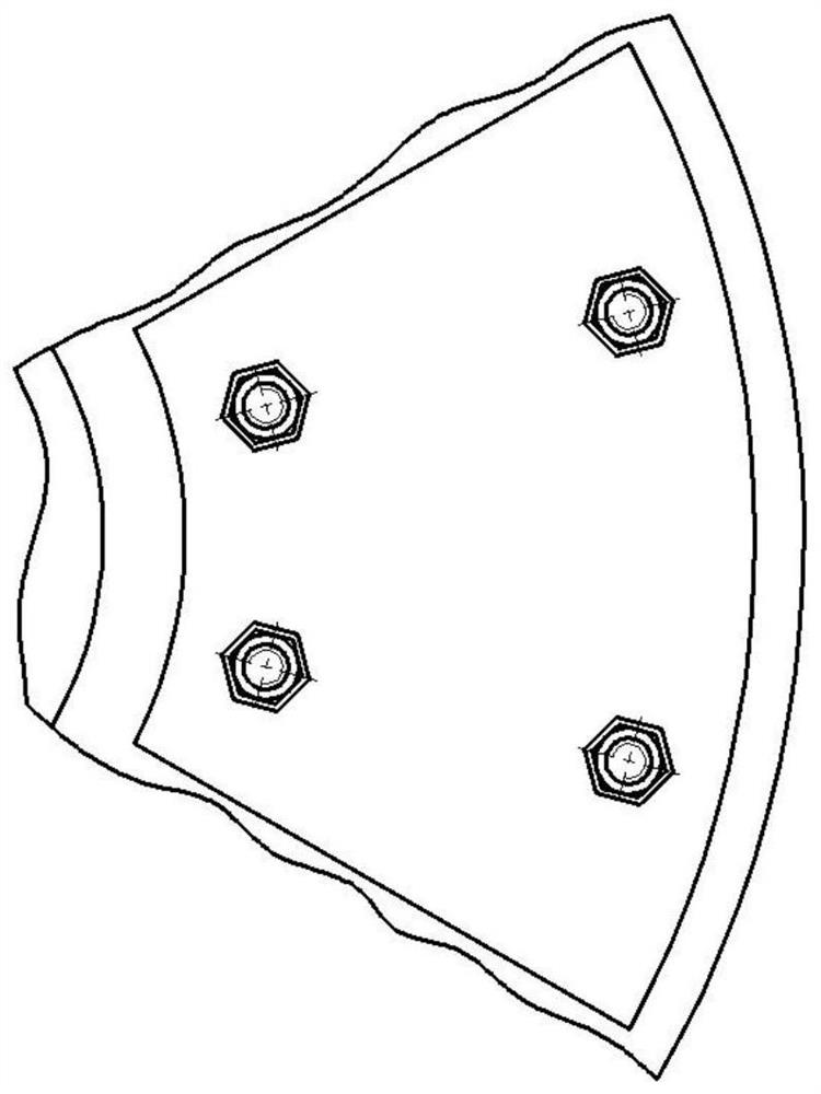 An aluminum-steel combined rail vehicle brake disc