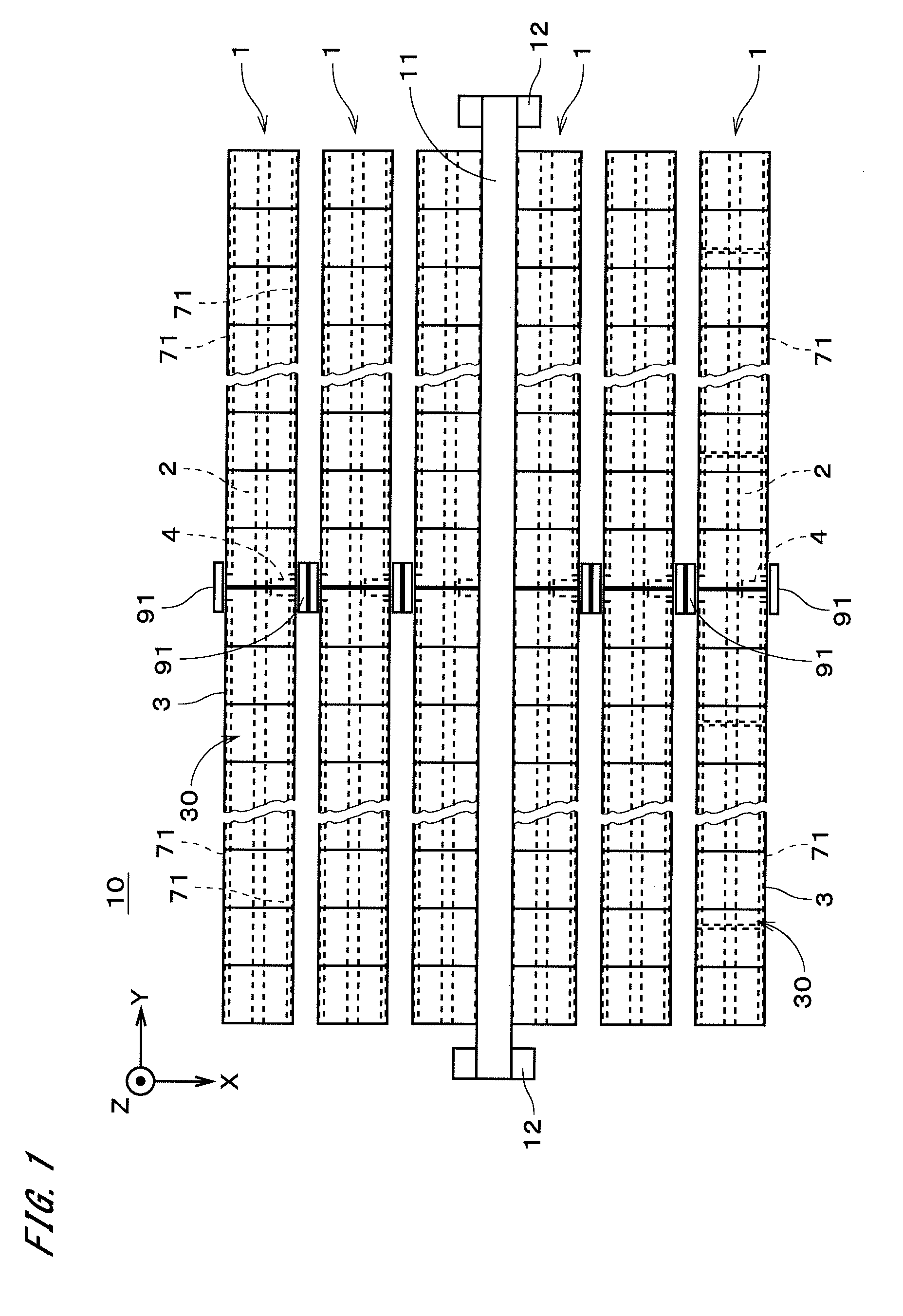 Sunlight concentrating apparatus