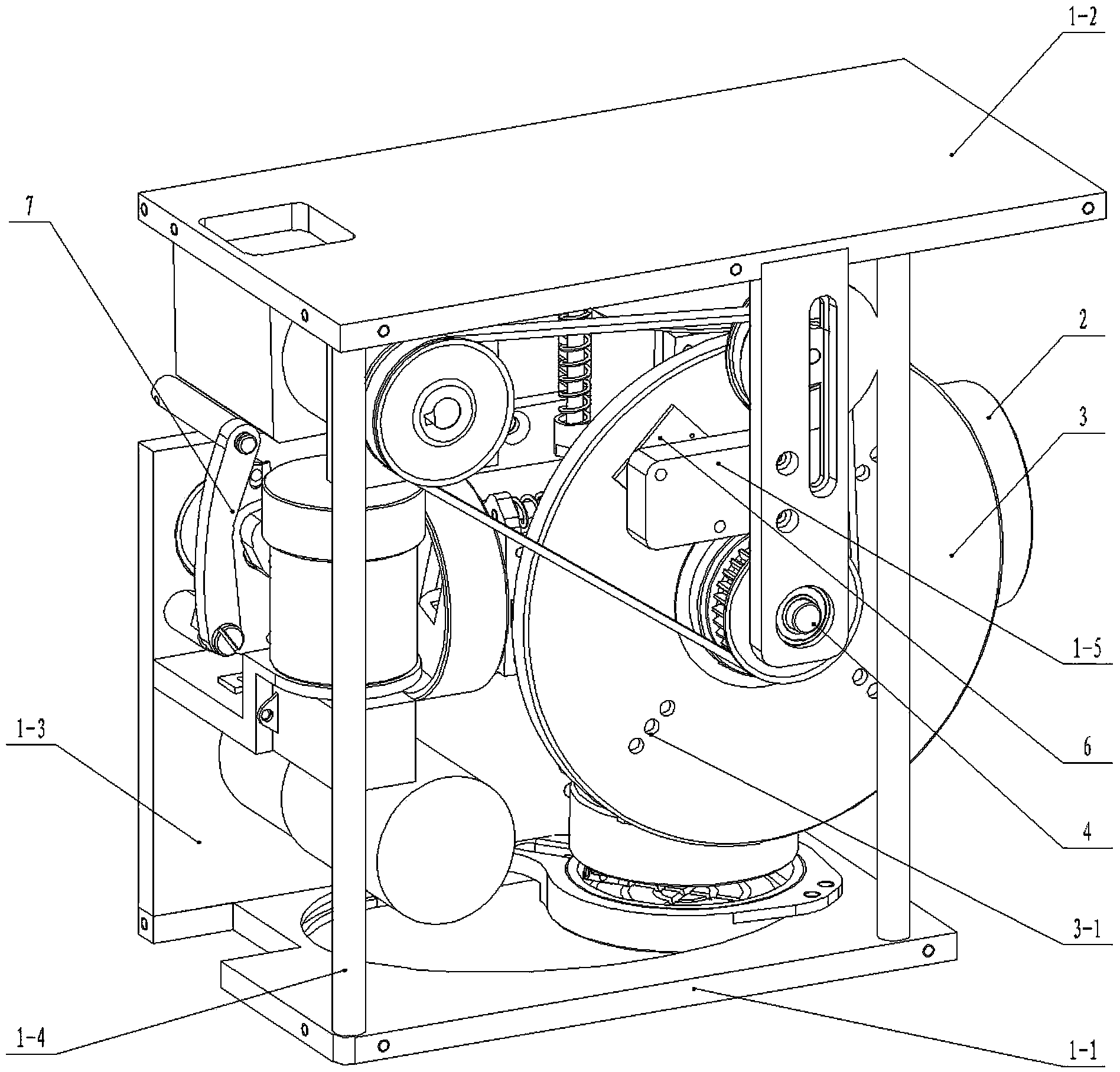 Multi-stamp stamping machine with movement capable of vertically rotating in reciprocating mode to change positions