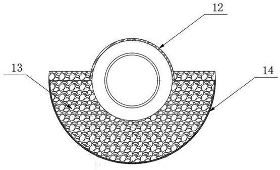 Visual horizontal annulus rock debris migration simulation equipment