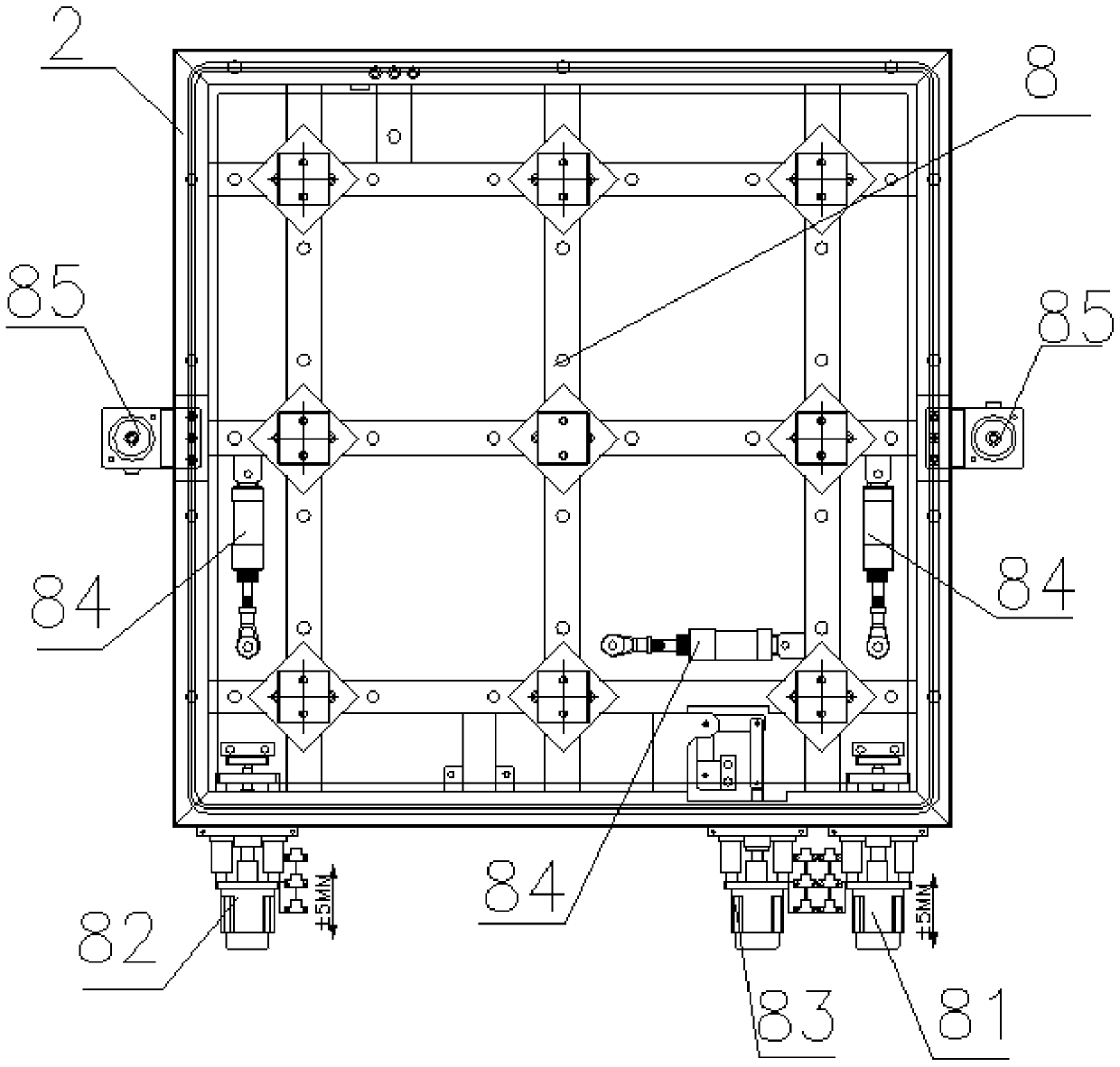 A resin ink vacuum plug hole printing device and printing method thereof