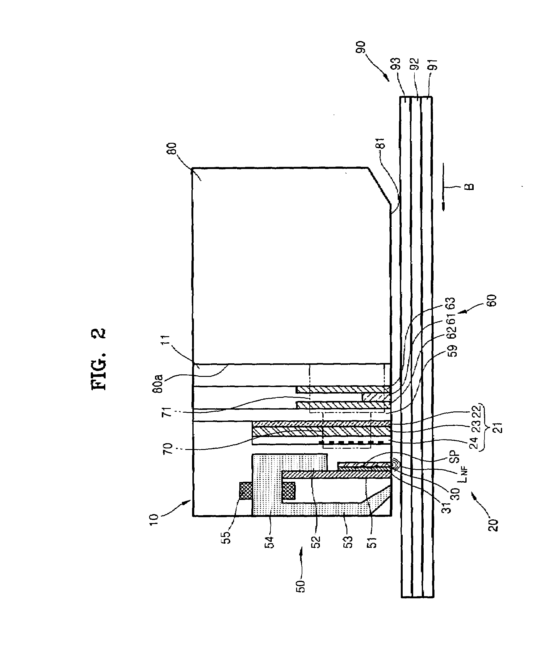 Heat assisted magnetic recording head