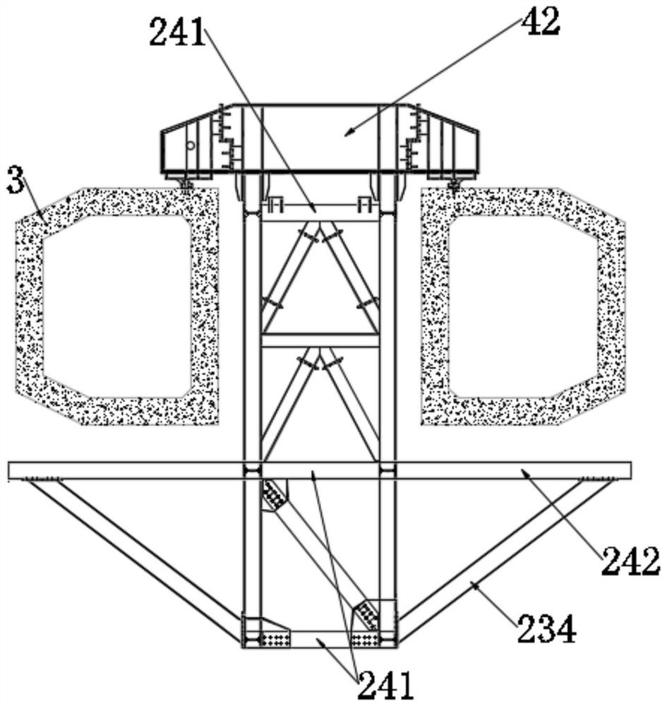 Hanging basket structure