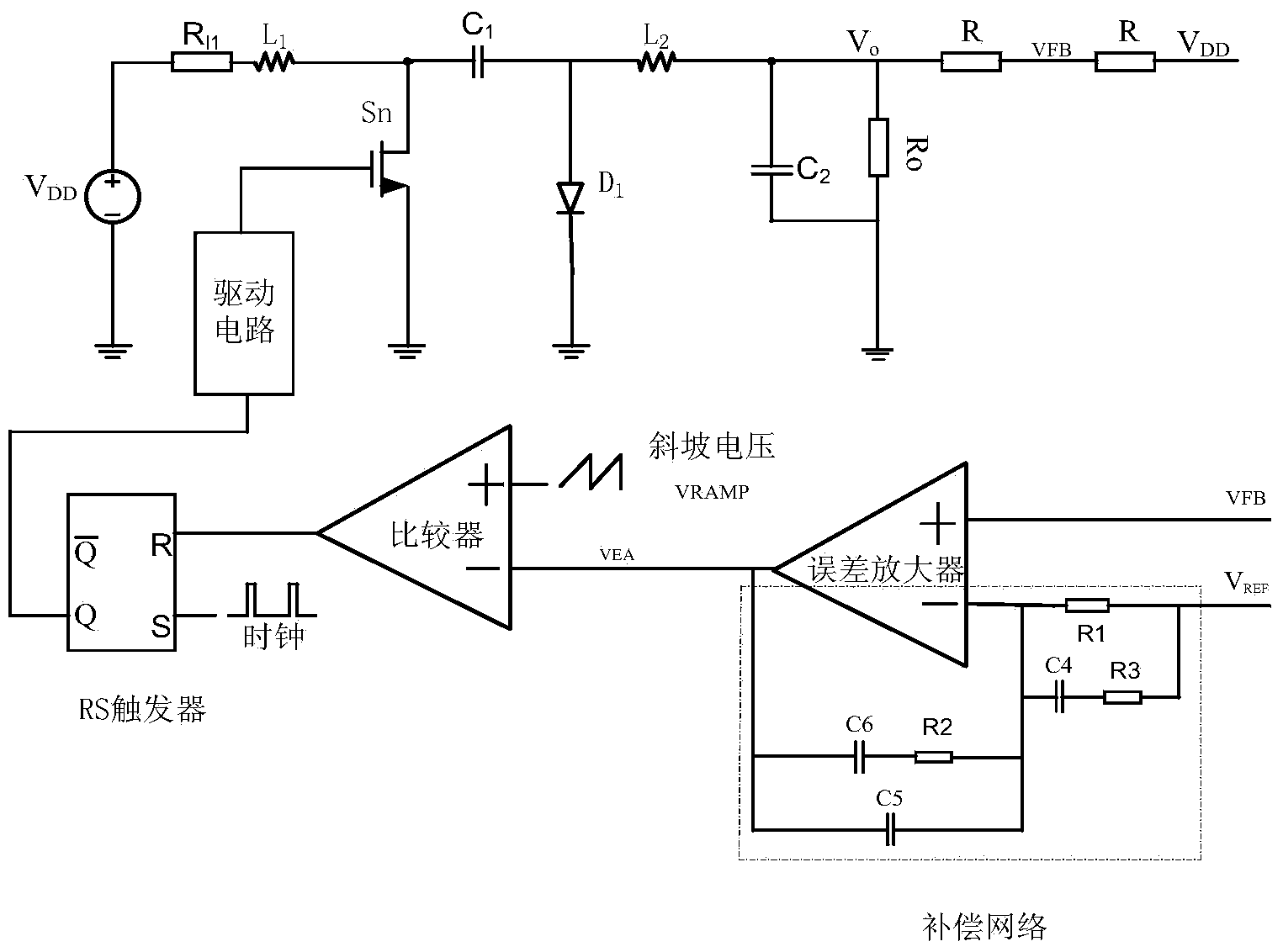 III-type compensation control system of Cuk-type switch converter