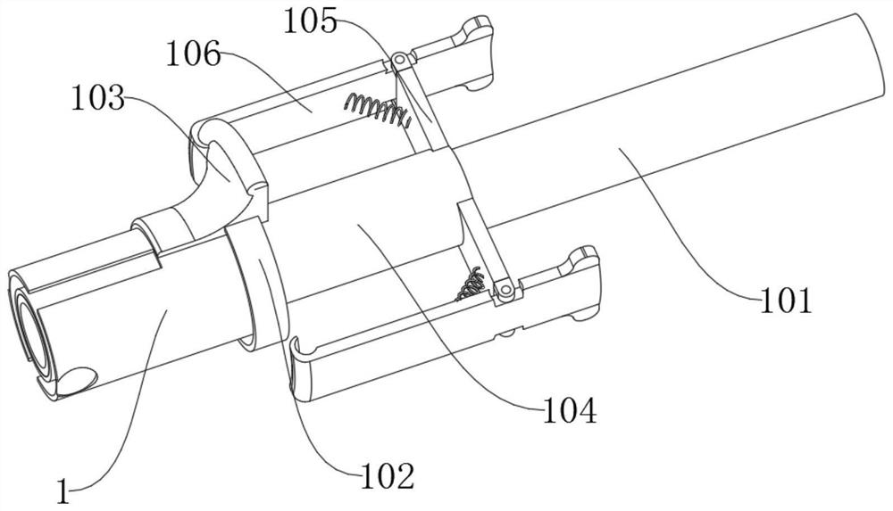 Controllable guiding sheath tube capable of being inserted stably