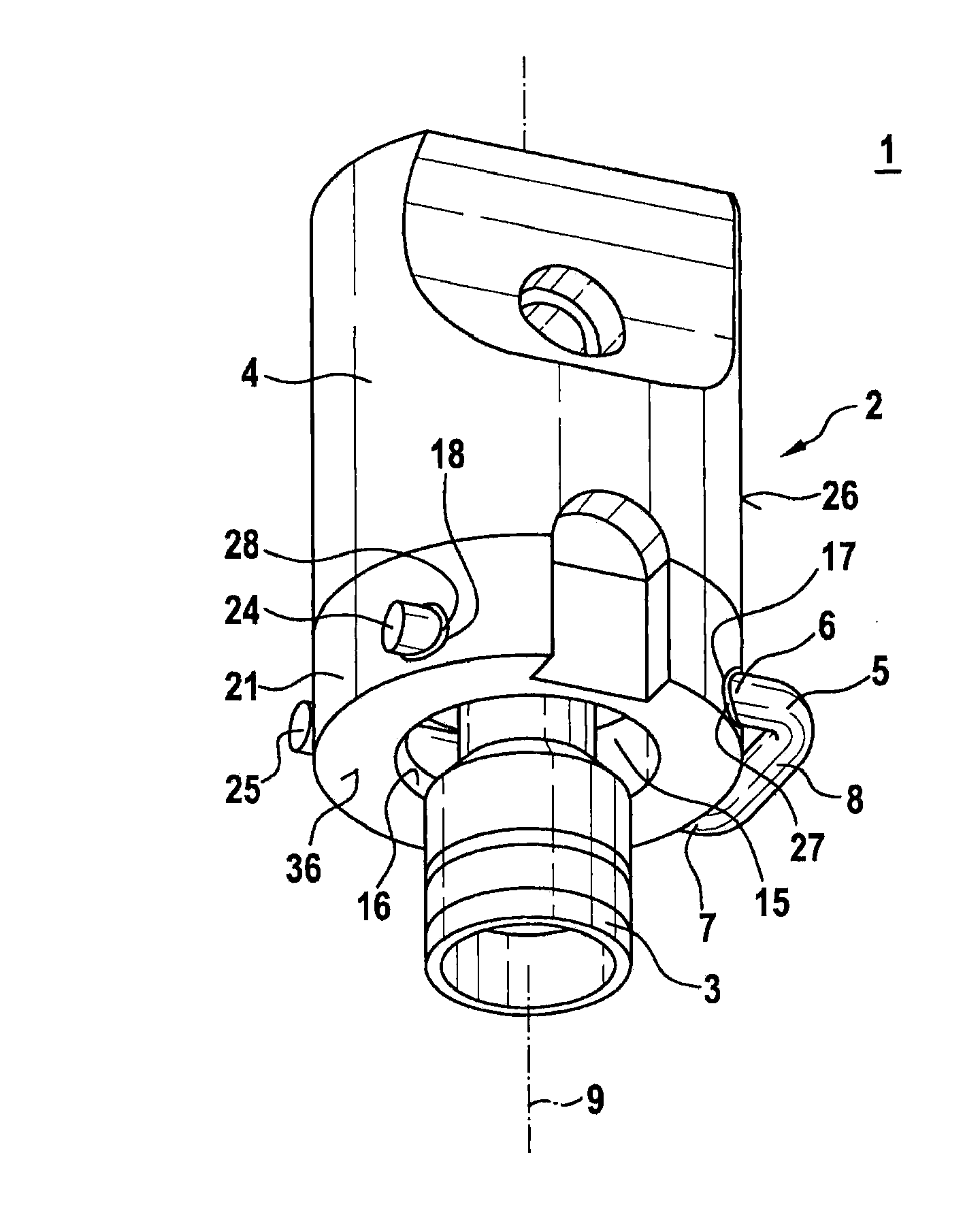 Fuel injection system having a fuel-conducting component, a fuel injection valve and a connection element