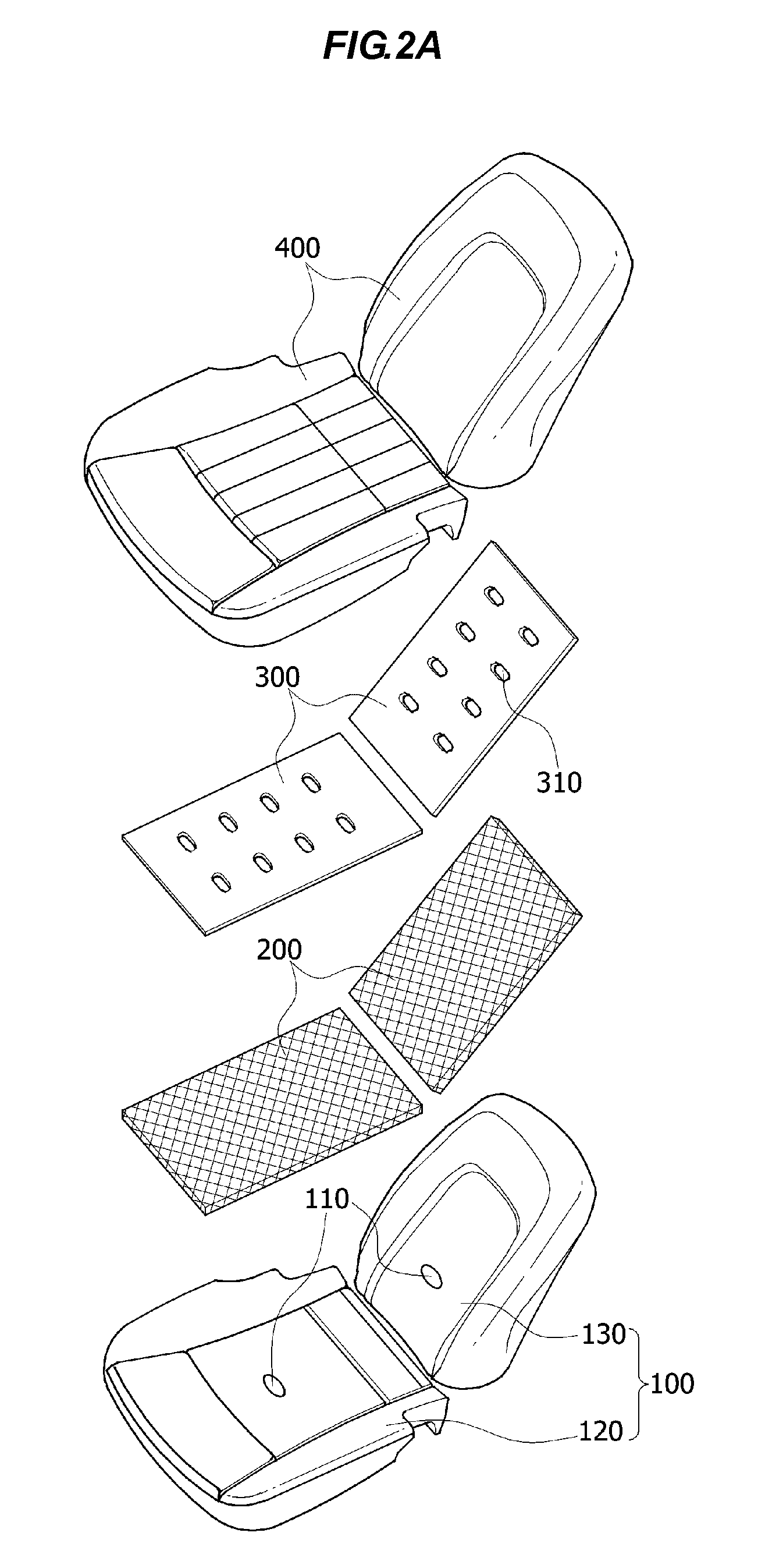Vehicle seat for cooling and heating