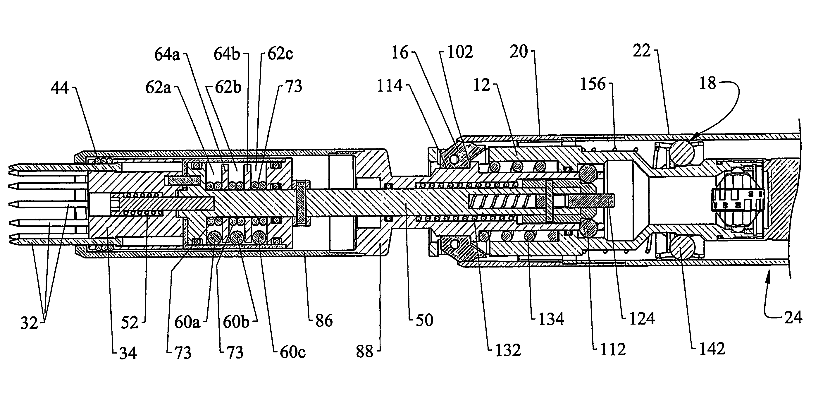 Orientation device for a core sample