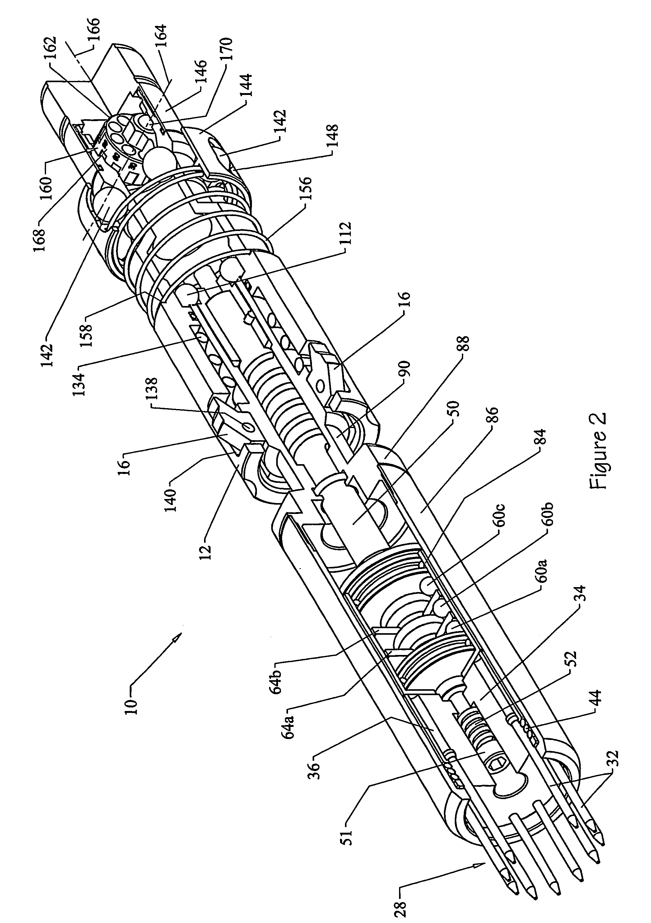 Orientation device for a core sample