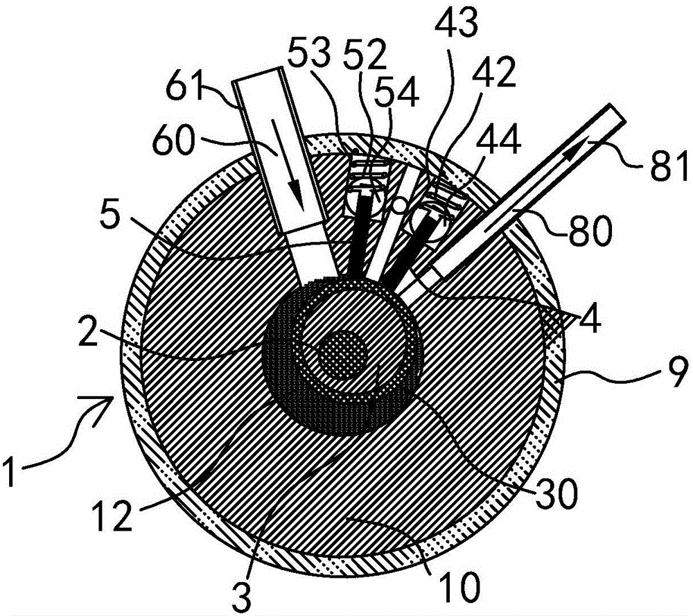 Cold-hot air conditioner with oil-free circulation pipeline