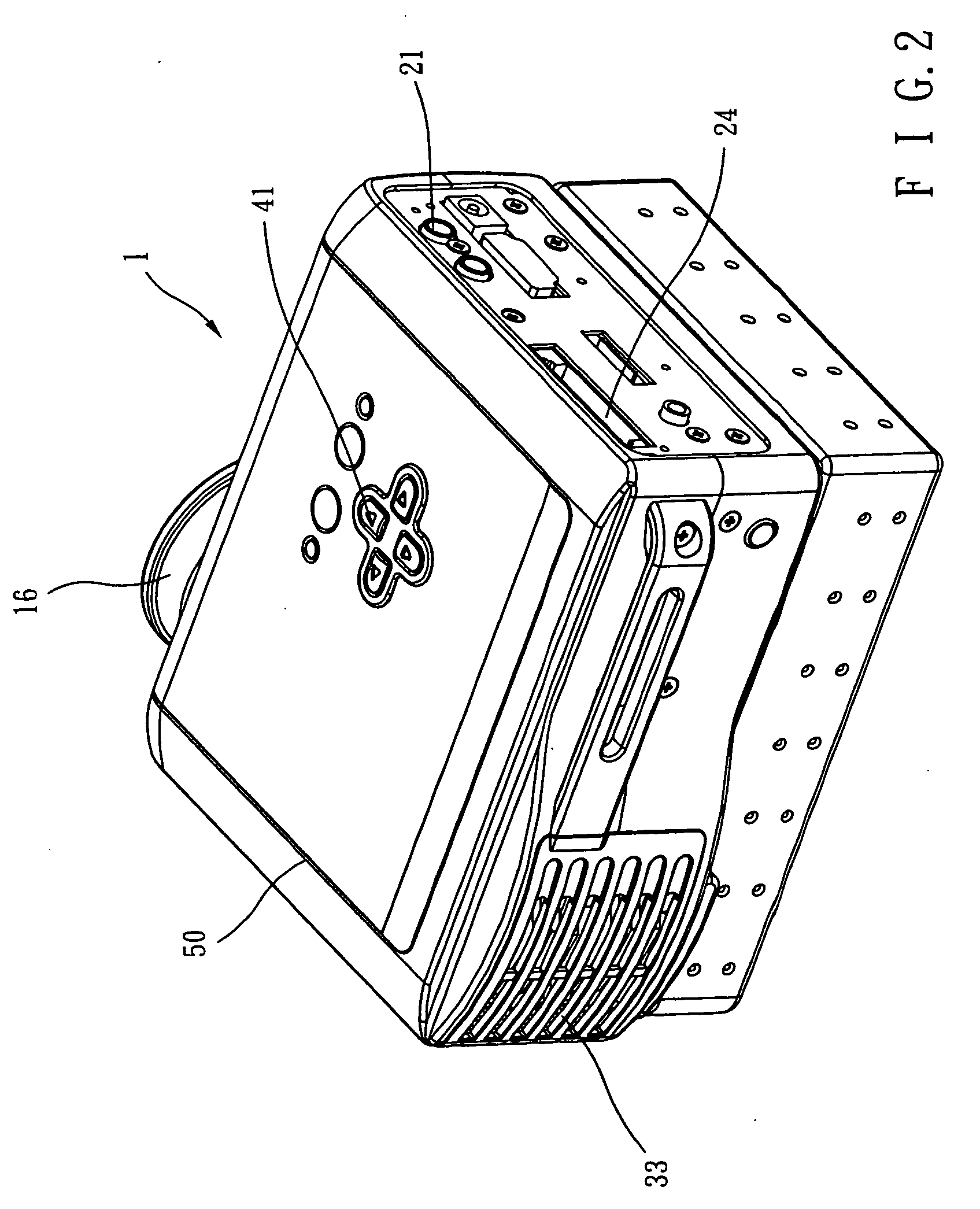 Image projector having a LED light source