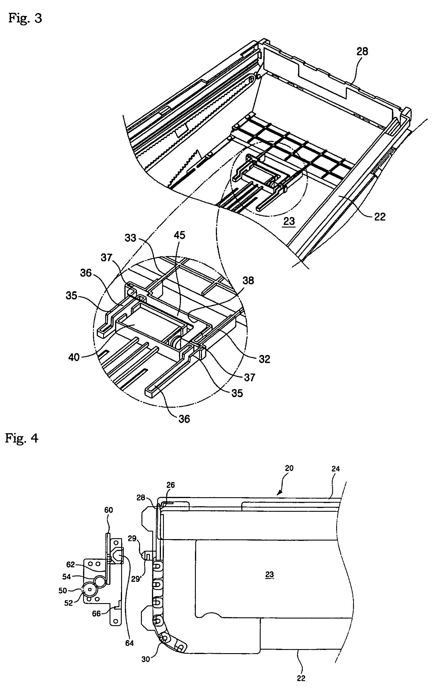 Media cassette with internal lock