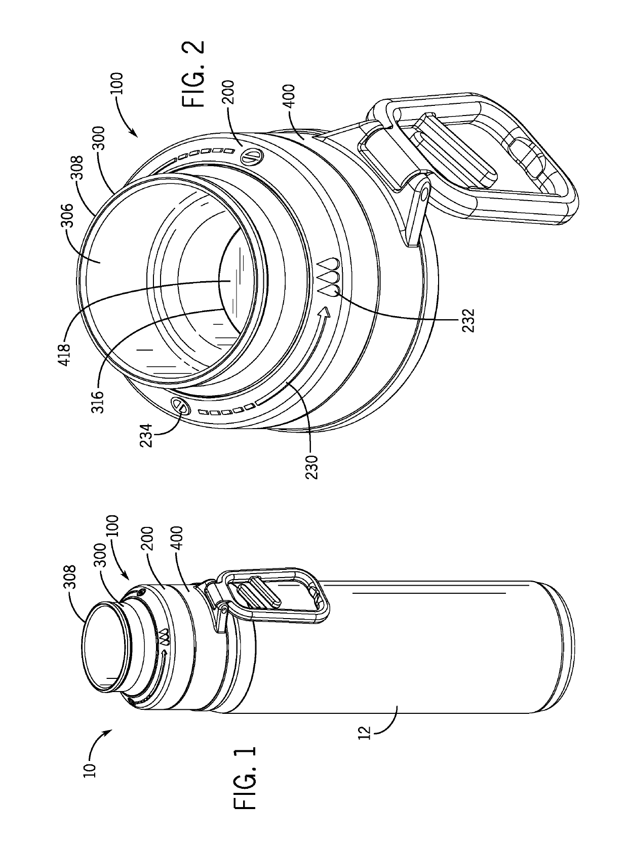 Lid assembly with ring to control flow