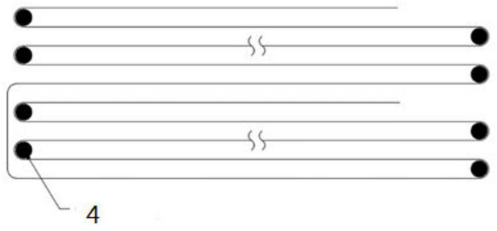 A sub-unit installation and construction method of a large-span double-layer PTFE membrane structure roof