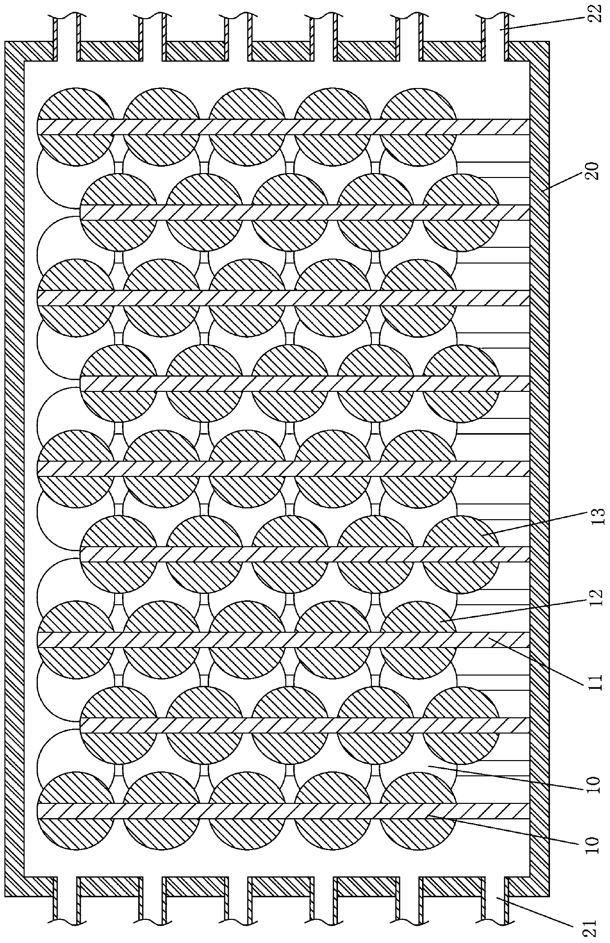 Cold storage ball module and cold storage water tank using cold storage ball module