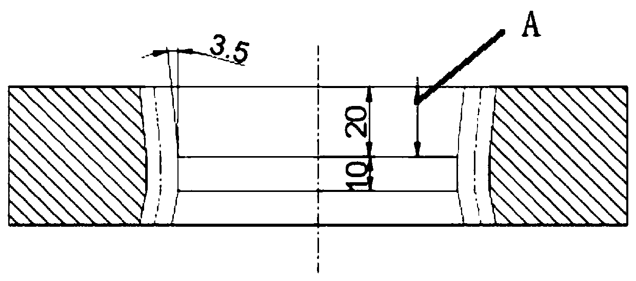 Large-modulus straight toothed spur gear precision forging cold-finish forming method for helicopter and die thereof