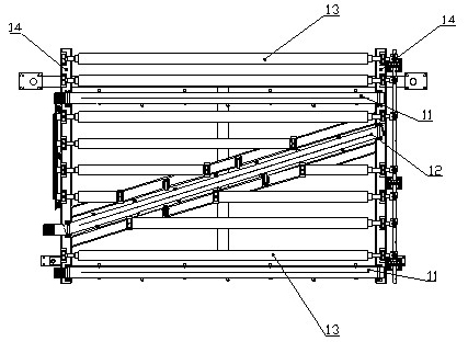 Air knife of coated glass cleaning machine