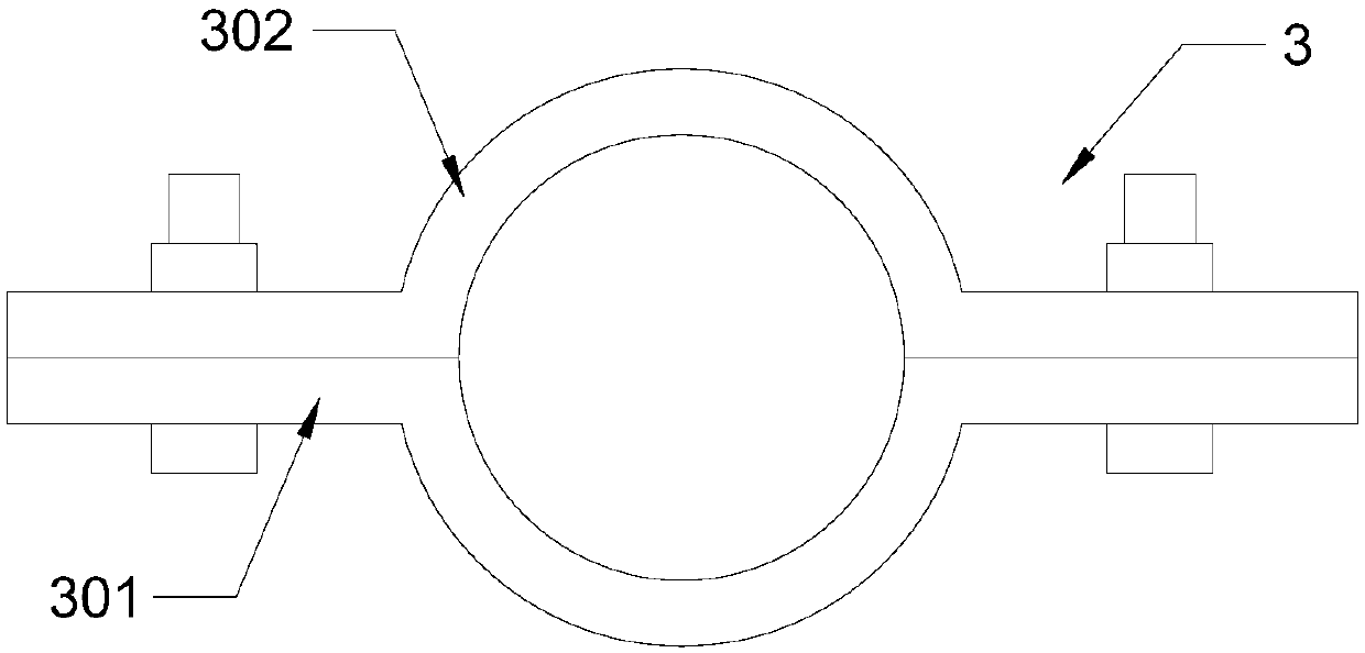 Downward-putting technology for central pipes in vertical well