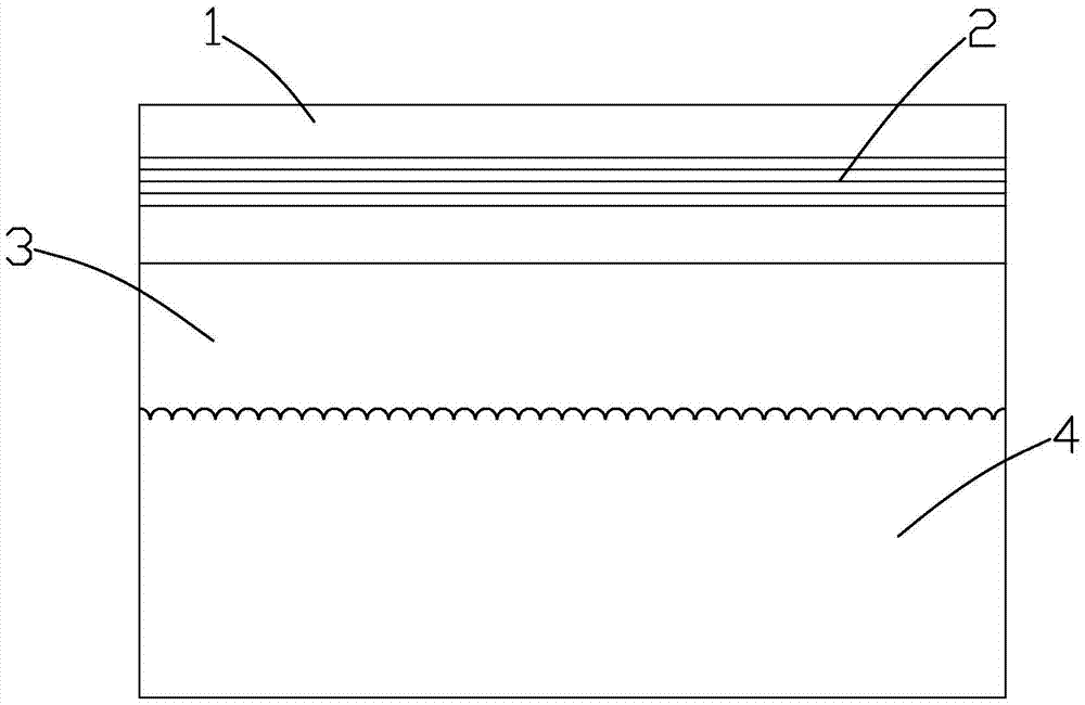 Inversed high-voltage light emitting diode (LED) chip electrode and chip fabrication method