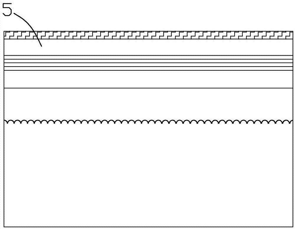 Inversed high-voltage light emitting diode (LED) chip electrode and chip fabrication method