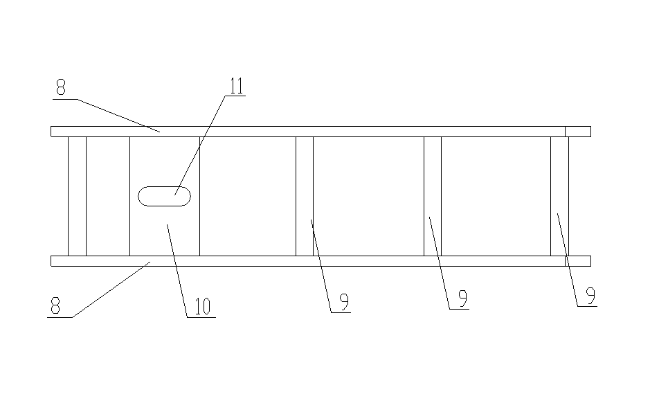 Angle adjusting device of movable beam support seat