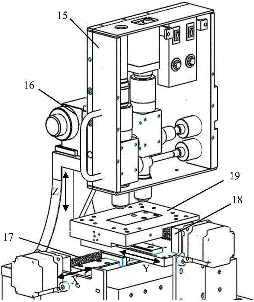 Rapid complex topography measurement method