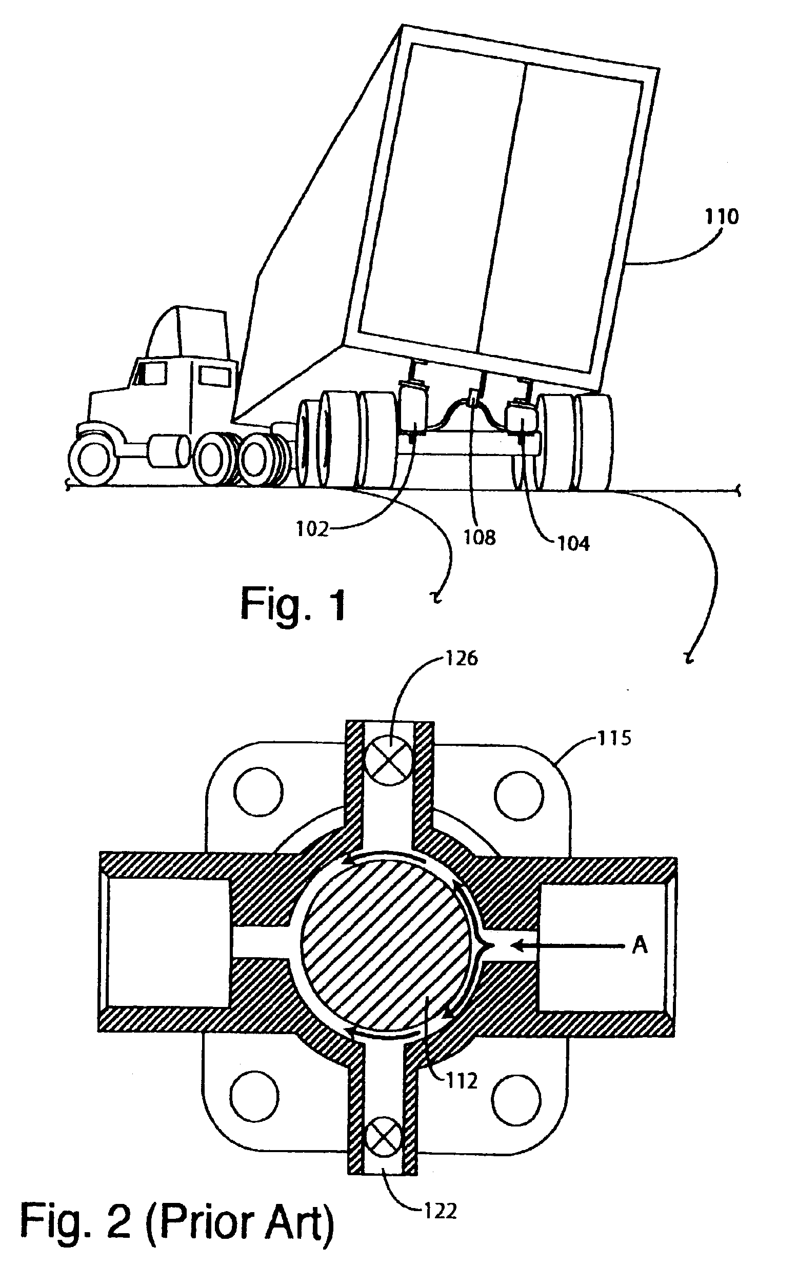 Anti-roll suspension valve body