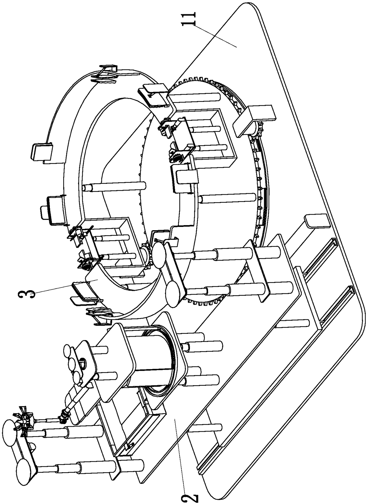 Indoor illumination lamp LED downlight intelligent mounting equipment