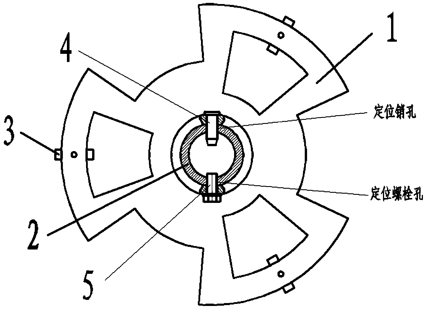 Manufacture method of multi-baffle large-aperture box frame