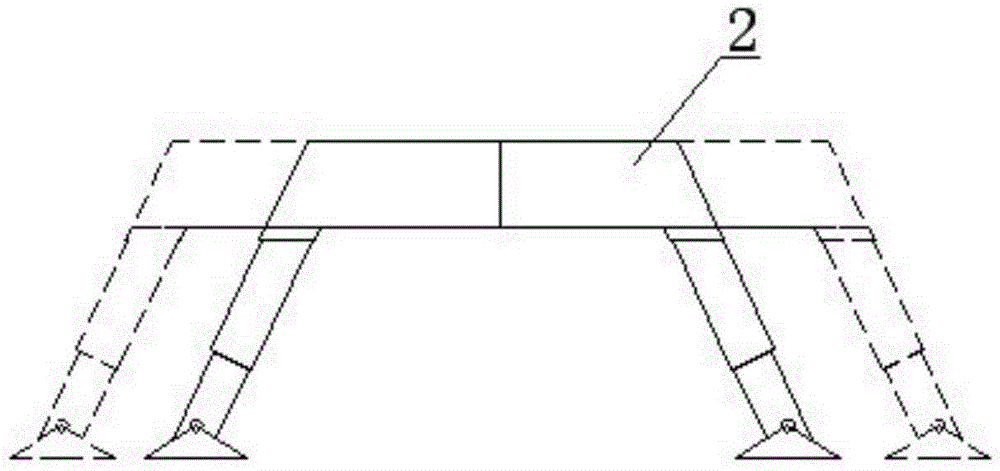 A long-distance armless rake mine trolley