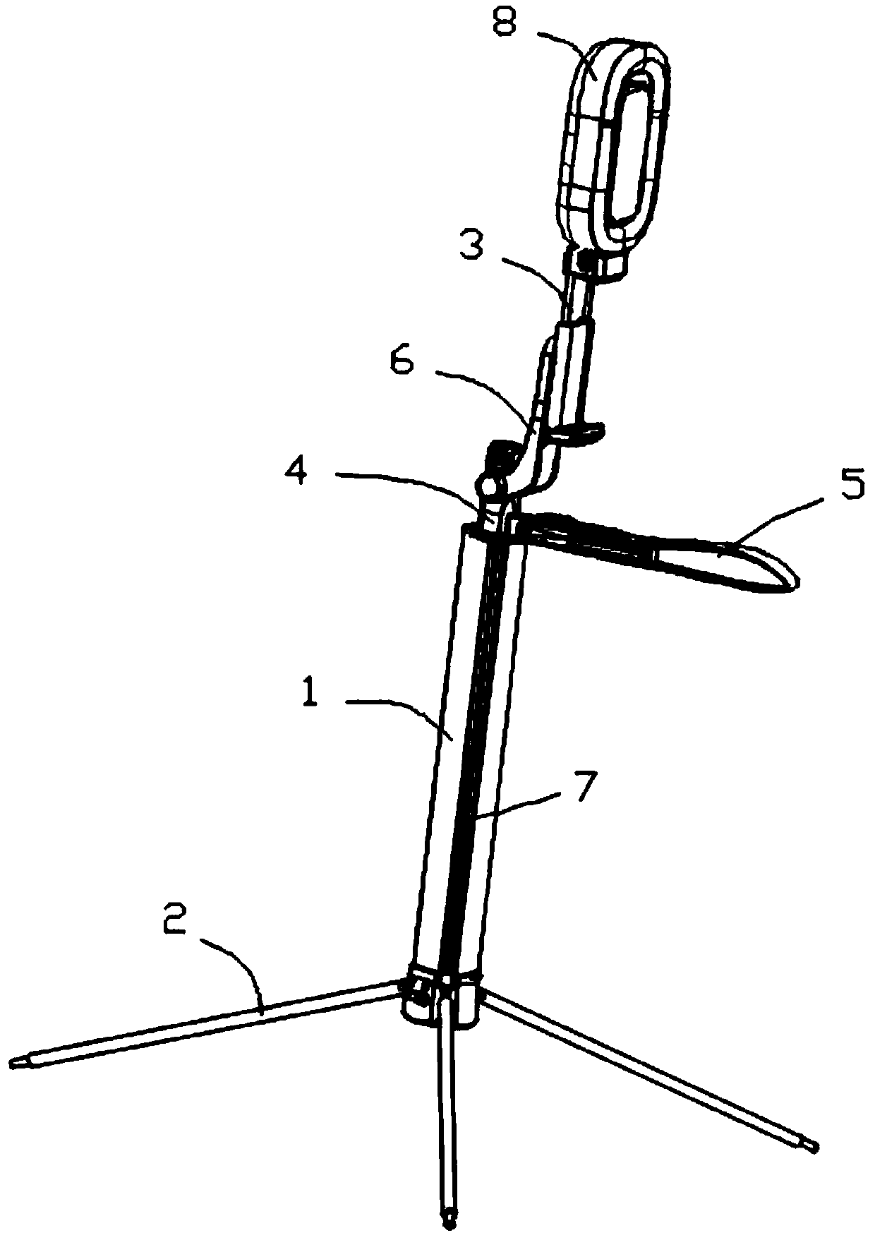 Multifunctional self-timer stick