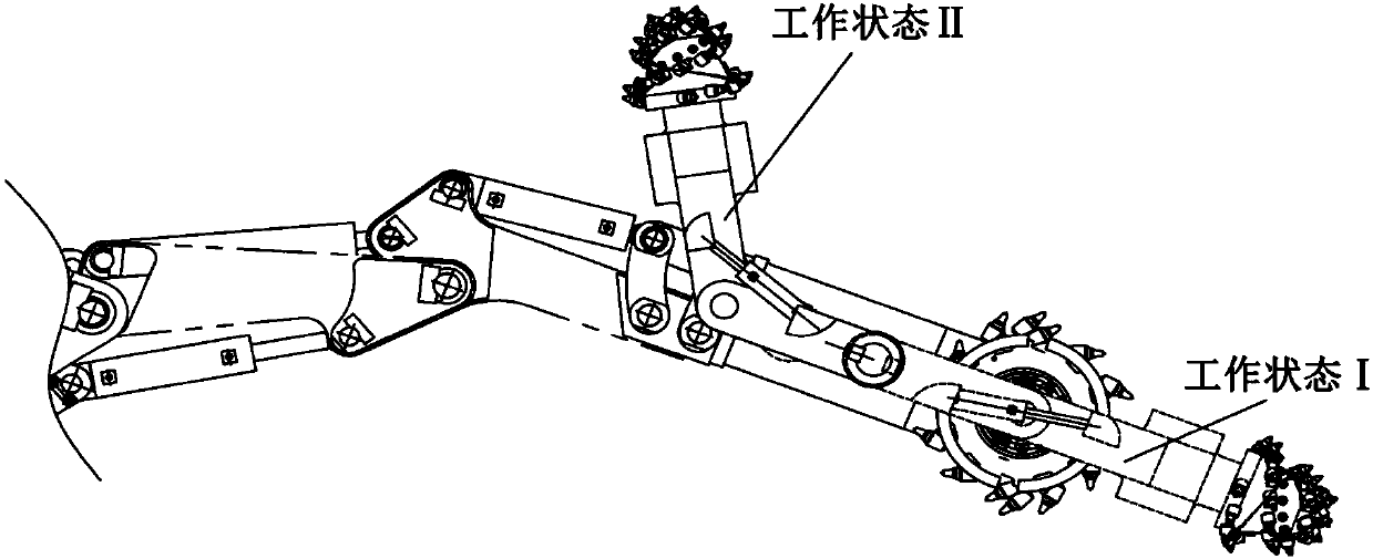 Drilling and milling integrated-type excavation head