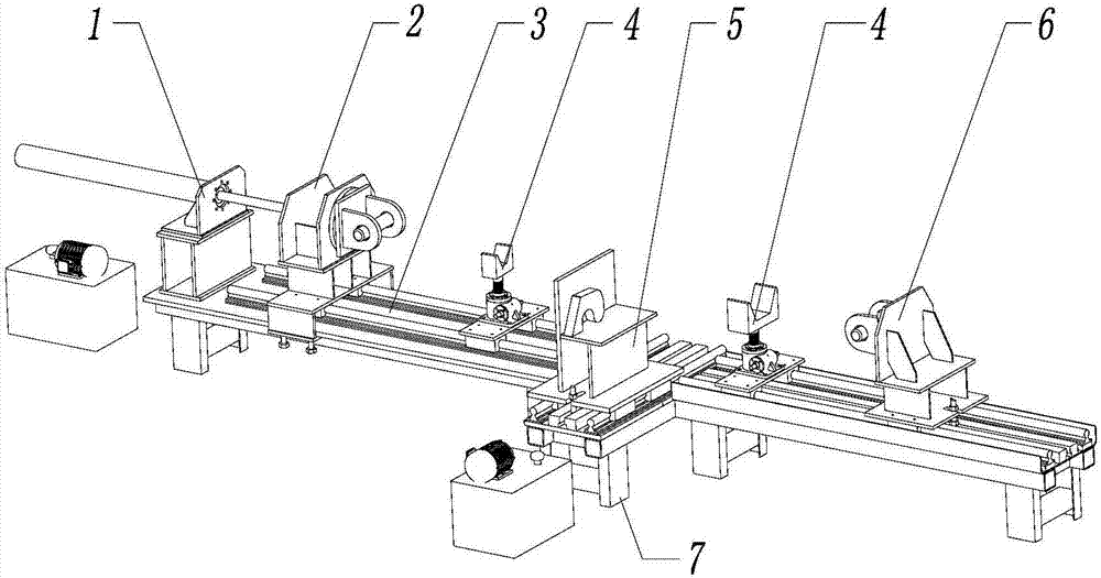 A multifunctional oil cylinder dismantling platform